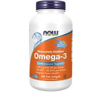 NOW Omega-3, distillato molecolare, 200 capsule di pesce