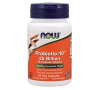 NOW Probiotic-10, probiotici, 25 miliardi di CFU, 10 ceppi, 30 capsule vegetali