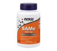 Now Foods SAMe (S-adenosil L-metionina) 400 mg, 60 compresse