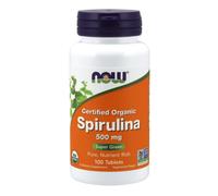 NOW Spirulina biologica, 500 mg, 100 compresse