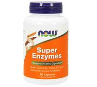 NOW Super Enzymes, enzimi digestivi complessi, 90 capsule
