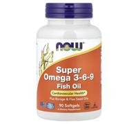 Super Omega 3-6-9 90 Capsule Morbide Now Foods