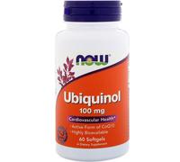 NOW Foods Ubichinolo 100 mg 60 cps