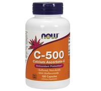 Vitamina C-500 Calcio Ascorbato-C 100 Capsule Vegetali Now Foods
