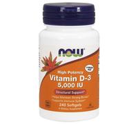 Now Foods Vitamin D-3 5,000 IU (240 Capsule morbida)