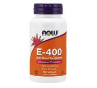 Now Foods Vitamina E-400 (tocoferoli misti), 100 capsule