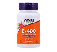 NOW Vitamina E 400 UI con tocoferoli, 50 capsule softgel