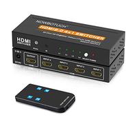 NOWBOTUCH 4K @ 60Hz 4x1 HDMI 2.0 Switch Selettore Switch HDMI 4 porte HDR IR Remote 4Kx2K Selettore HDMI Box 4 in 1 Out UHD 4K HDMI Switcher Supporto HDR 18Gps HDCP 2.2 Ultra HD 3D 2160P 1080P