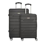Nowi Bergamo 4 ruote Set di valigie 2 pezzi schwarz (TAS019073)