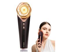 NOWMI Massaggiatore Viso Irradiazione LLLT a trasferimento di Calore in Zaffiro Anti-età Lifting Viso Antirughe Doppio Mento, Massaggiatore Viso LIfting Pelle Sensibile Disponibile