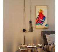 Nowodvorski Lighting Applique Dover con spina, nero, 1 luce Nowodvorski Lighting