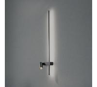 Nowodvorski Lighting Applique EASY RIGHT, nero Larghezza 80 cm Metallo GU10 + LED Nowodvorski Lighting