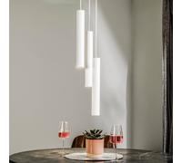 Nowodvorski Lighting Lampada a sospensione Eye, 3 luci, rotonda, bianca Nowodvorski Lighting