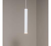 Nowodvorski Lighting Lampada a sospensione Eye, a 1 luce, bianco, altezza paralume 40 cm Nowodvorski Lighting