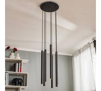 Nowodvorski Lighting Lampada a sospensione Laser a 7 luci, nero Nowodvorski Lighting