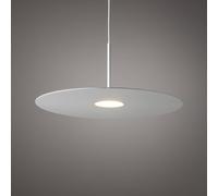 Nowodvorski Lighting Lampada a sospensione Simone, bianca, acciaio, Ø 40 cm, GX53 Nowodvorski Lighting