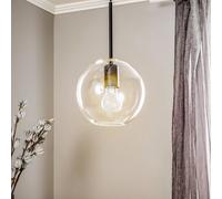 Nowodvorski Lighting Lampada a sospensione Sphere M con paralume in vetro Nowodvorski Lighting