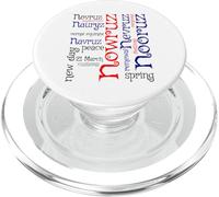 Nowruz Parola Celebrazione Primavera del Rinnovamento 4 PopSockets PopGrip per MagSafe