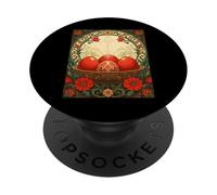 Nowruz Uova di rinnovamento arte primaverile persiana PopSockets PopGrip Adesivo