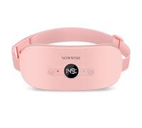 NOWWISH Cuscinetto riscaldante per crampi mestruali, portatile senza fili, con 6 calore, 6 massaggi, riscaldamento rapido per 5 secondi, sollievo dal dolore alla schiena, per la festa della mamma,