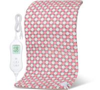 NOWWISH Tampone termico per alleviare il mal di schiena e crampi, XXL extra large termoisolanti elettrici a caldo umido con spegnimento automatico, regali per le donne, 17 x 33