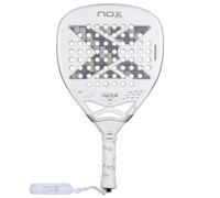 Nox Agustin Tapia AT10 Genius Attack 12K Alum 2025 - Racchetta da padel, colore: bianco