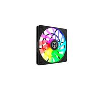Nox Hummer Slim Fan-NXHUMMERSLIMFAN- Ventola PWM da 120 mm, ARGB, 13 pale traslucide, design super sottile e silenzioso, cuscinetti idraulici, supporto in gomma per gli angoli