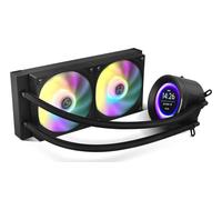 NOX Hummer X-240 LCD Raffreddatore d'aria 12 cm Nero 1 pezzo(i) - Nouvo