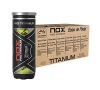 NOX Pelotas Pádel Pro Titanium Cajón 24 Botes 3 pelotas