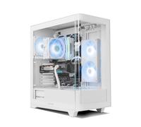 Case NOX Hummer ETHER Bianco Midi Tower Vetro Temperato USB-C Gaming