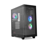 Case NOX Hummer ETHER Nero Semi Torre Vetro Temperato Curvo USB-C Gaming