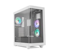 Case NOX Hummer ETHER Semitorre Vetro Curvo Nero Bianco ATX Gaming
