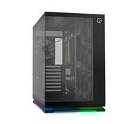 NOX XTREME PRODUCTS Hummer Galaxy - Case PC, Vetro Temprato frameless, 4 Ventole 120mm PWM, Spazio per 10 Ventole, USB-C e USB 3.0, Controller Hub ARGB, ATX/M-ATX/ITX, Nero