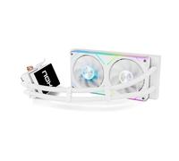 NOX Hummer M-240 Raffreddamento a liquido LCD 240mm 2 ventole ARGB Schermo LCD bianco