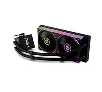 NOX XTREME PRODUCTS Hummer M-240 LCD Black - Raffreddamento a Liquido CPU, Display LCD, Radiatore 360mm, 2 Ventole 120mm PWM, TDP 280W, Compatibile con Intel e AMD, Nero