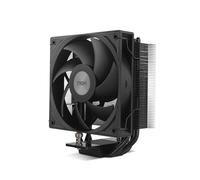 NOX XTREME PRODUCTS HUMMER R-400 Black - Dissipatore di calore per CPU raffreddato ad aria, ventola PWM da 120 mm, TDP 235 W, 4 heatpipes, compatibile con Intel/AMD, silenzioso ed efficiente, nero