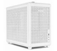 NOX XTREME PRODUCTS Hummer Refresh - Case PC Mini Tower Micro ATX/ITX Trasportabile, Design Full Mesh, Ventola PWM 120mm inclusa, Spazio per 5 Ventole, USB-C e 3.0, Bianco