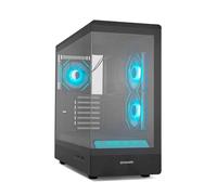 Nox Xtreme Case PC Hummer Signal NXHUMMERSIGNALBK – Semitorre ATX/M-ATX, ARGB, Vetro Temperato, Nero