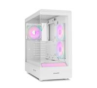 NOX Xtreme Products Hummer Signal - Semitower ATX | M-ATX, ARGB Frameless Cristalli Temperati, Supporto GPU da 420 mm, Filtro Magnetico Antipolvere, Capacità per 9 ventole, 3 x 120 mm inclusi