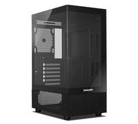 NOX XTREME PRODUCTS HUMMER VISION BLACK - Semi-tower ATX | M-ATX, Finestra frontale e laterale in vetro temperato, Slot per 5 ventole, Compatibile con schede grafiche fino a 300 mm, USB 3.0, Nero