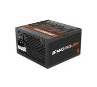 NOX XTREME URANO Pro 650 W 80 PLUS Bronze - Alimentatore ATX con ventola silenziosa da 120 mm PWM, protezione integrale (OVP, UVP, OPP, SCP, OTP), PFC attivo, cavi piatti extra lunghi
