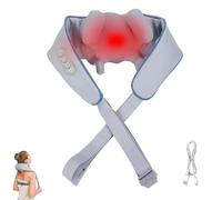 Noxa Massager - 2025 New Noxa Neck And Shoulder Massager, Neck Massagers With Heat, With Three-Speed Massage, Necks Massagers, Cordless Design For Home, Office, Or Travel (grey)