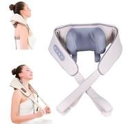 Noxa Massager, Noxa Neck and Shoulder Massager, Upgraded 6 Head Massage, Deep Tissue 4d Massage Technology, for Back, Waist, Leg Use (off-white)