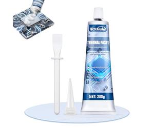 NoxGule Thermal Paste, Pasta Termica Ps4, Pasta Termica Cpu Alte Prestazioni, Resistente Alle Alte Temperature, Adatto per Frigorifero, Cpu, Gpu Memoria, Resistente Alle Alte Temperature,200g (Bianco)