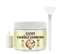 NoxGule Vernice Finale Lucida, Vernice per Candele, Lacca per Candele, Lucido per candele, Impermeabile, Asciugatura Rapida, Esalta la Vivacità del Colore, 150ml