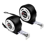 Noxtioanip 2 Pezzi Flessometro 5 m/10 m, Metro a Nastro, Flexómetro Autolock, Nastro Metrico con Fermo Automatico, Scala di Precisione, Facile da Riporre, per Misurazioni in Diversi Contesti