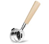 Noxtioanip Portafiltro Senza Fondo 51 mm, Supporto per Filtro Senza Fondo 3 Orecchie Compatibile con DeLonghi Dedica EC680 EC685 EC785 EC885 Macchina da Caffè, Braccetto Portafiltro Pressurizzato