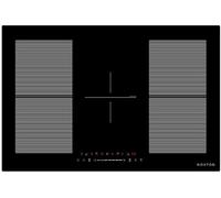 NOXTON Piano cottura a induzione 5 piastre 77 cm con 2 zone flessibili