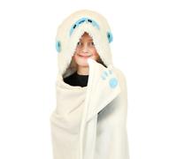 NOXXIEZ Yeti Animale Cappuccio Coccoloso Accogliente Coperta 130 X 100 CM Caldo