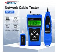 NOYAFA NF-308 Tester per cavi di rete Display LCD Localizzatore per cavi Misura lunghezza Wiremap Tester RJ45 RJ11 BNC Tester di rete Strumenti